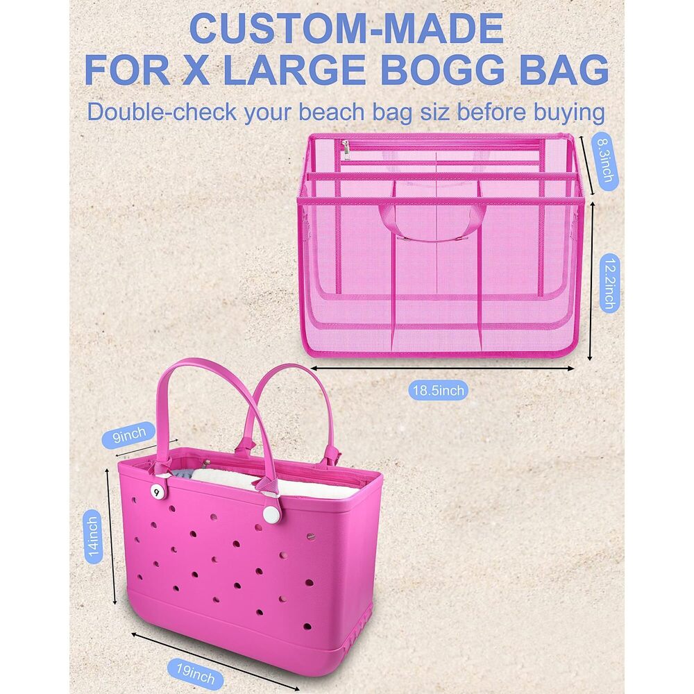 2883 Beach Bag Organizer Inserts Compatible With Xlarge Bogg Bag View 2